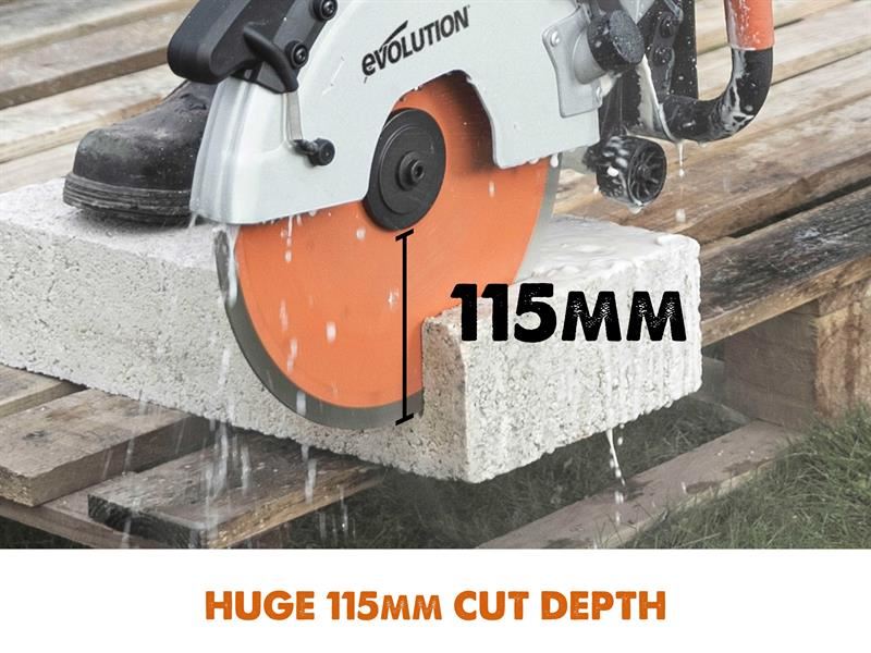 Evolution R300DCT+ 300mm Disc Cutter Kit, 1600W, 110V