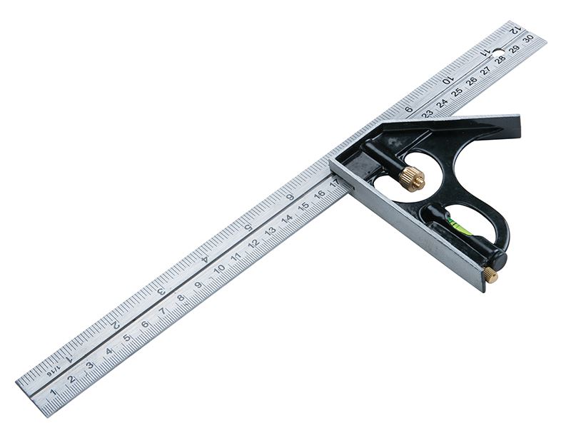 BlueSpot Combination Square 300mm (12in) for Wood & Metal