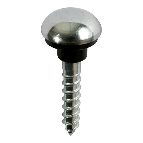 Timco Mirror Hanging Screws, Zinc Chrome Dome, 8 x 1¼ in, 200 Pack