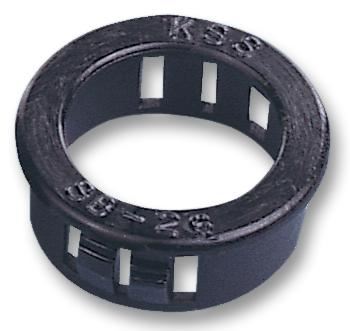 PRO POWER SB-16 Snap Fit Bush, Nylon 6.6, 15.9mm, 100 Pack