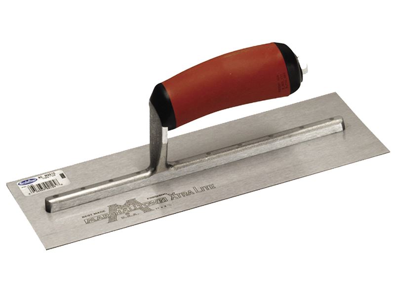 Marshalltown MXS13D Plasterer's Finishing Trowel with DuraSoft Handle, 13 x 5in