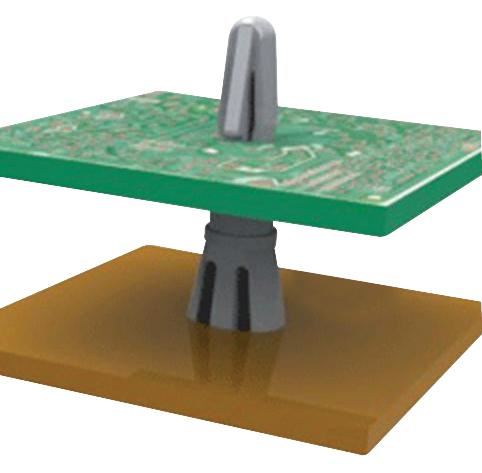 Essentra Omgekeerde Vergrendelende PCB-ondersteuningen, 12,7mm Hoogte, Nylon 6.