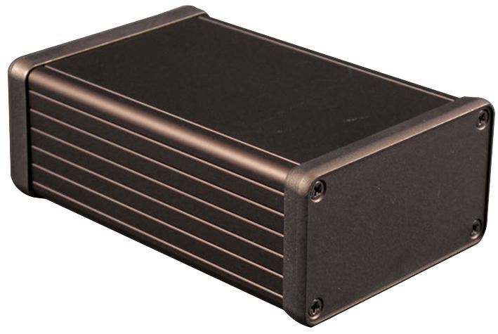 Boîtier en aluminium extrudé HAMMOND 1455 série IP54, 120x78x43mm