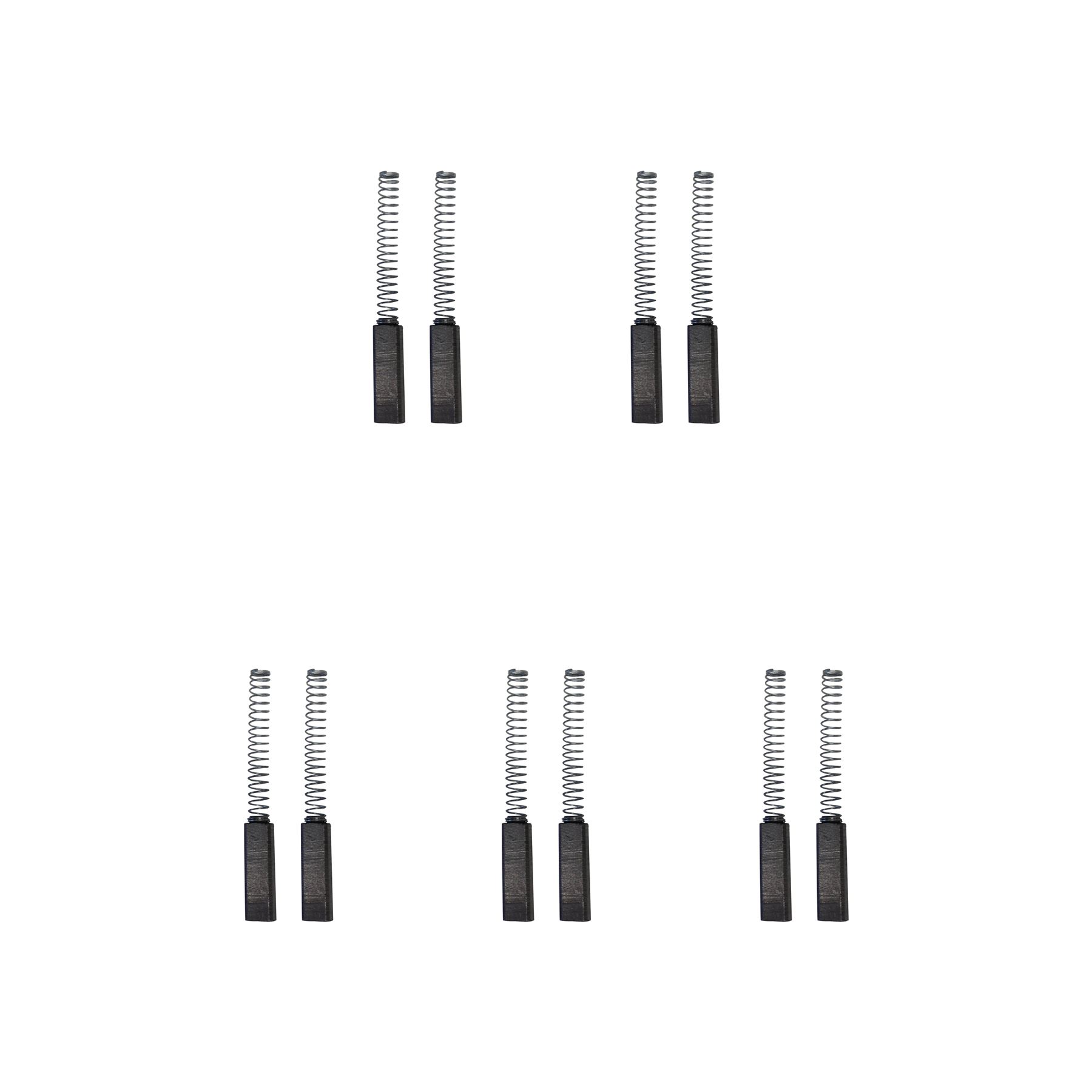 CarbonBr ミキサー用カーボンブラシ 5セット (4.5 x 5 x 18mm)