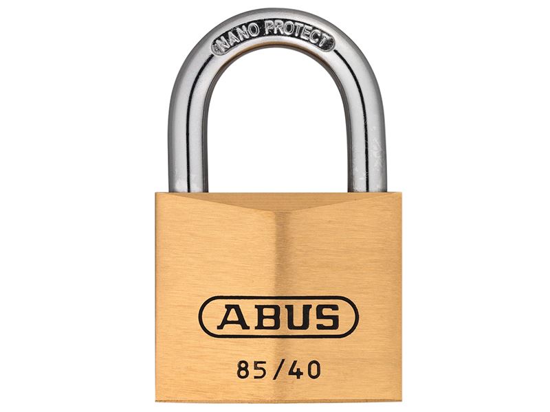 ABUS 85/40mm Brass Padlock, 40mm