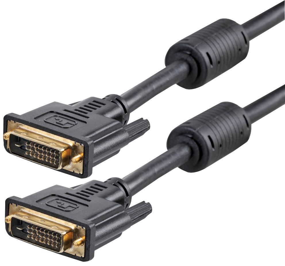 PRO SIGNAL DVI-D Dual Link Kabel, Man naar Man, 1,8m, Zwart