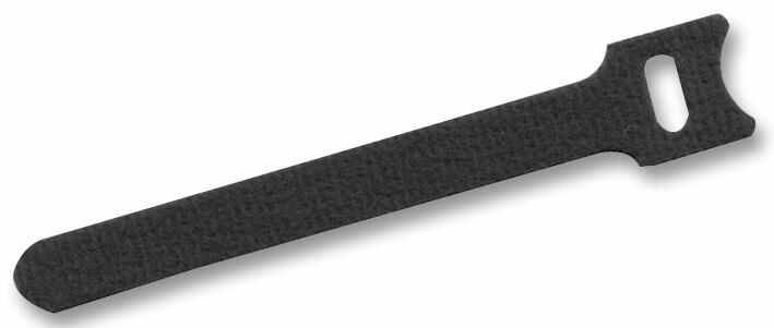 PRO POWER - Tali Pengikat Kabel Hook & Loop Hitam 500mm x 12mm (10 Keping)