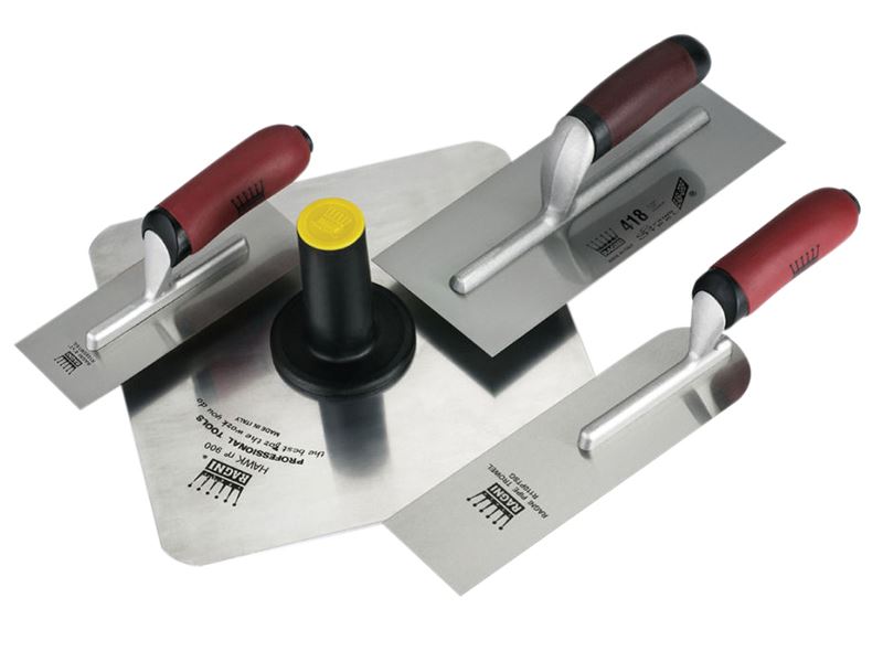 Ragni Plasterer's Trowel & Hawk Set, 4-Piece