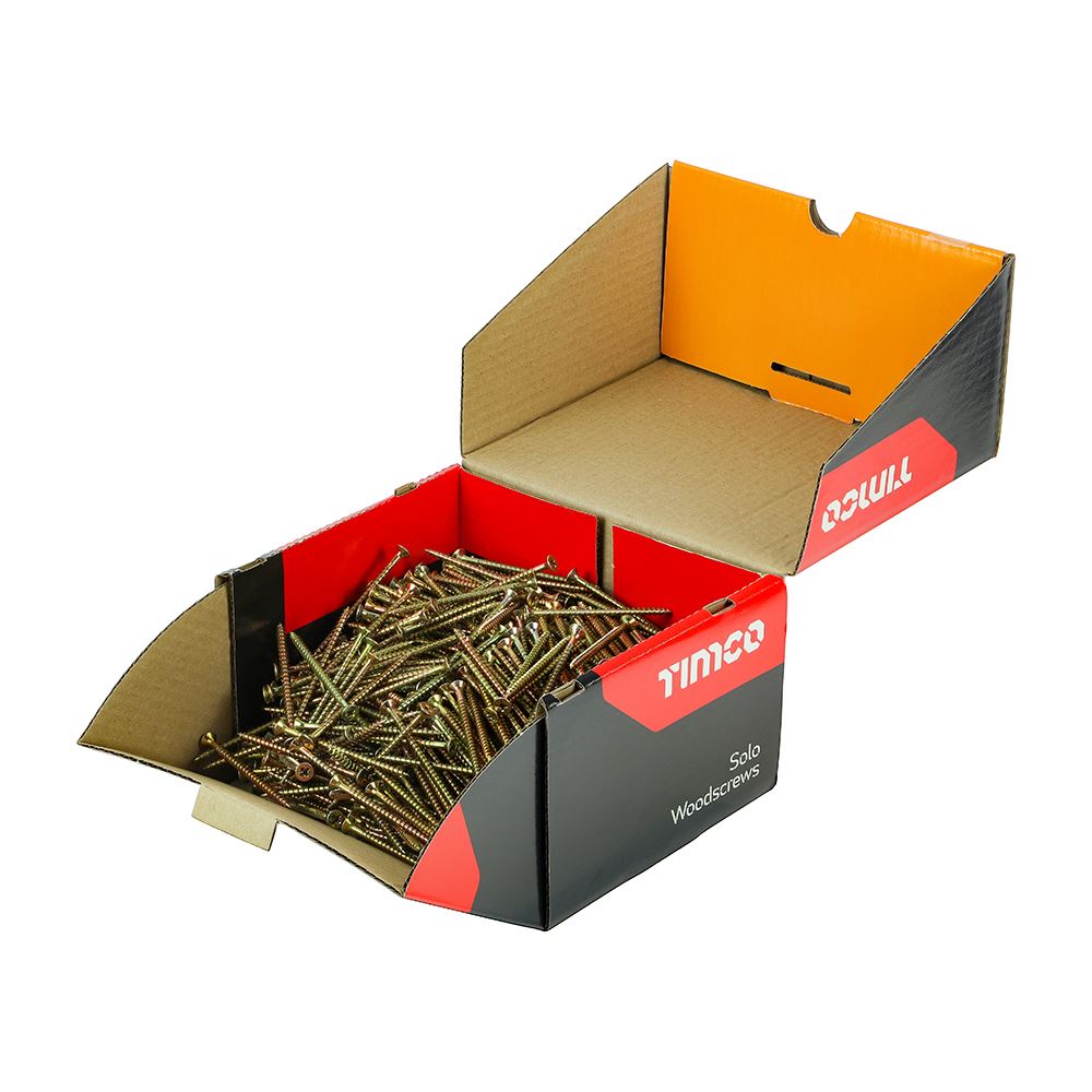 Timco Solo Woodscrew Pack - 5.0 x 80mm, 1000pcs