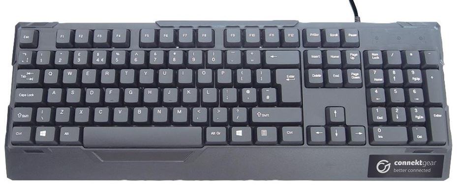 Clavier USB filaire COMPUTER GEAR KB232, noir