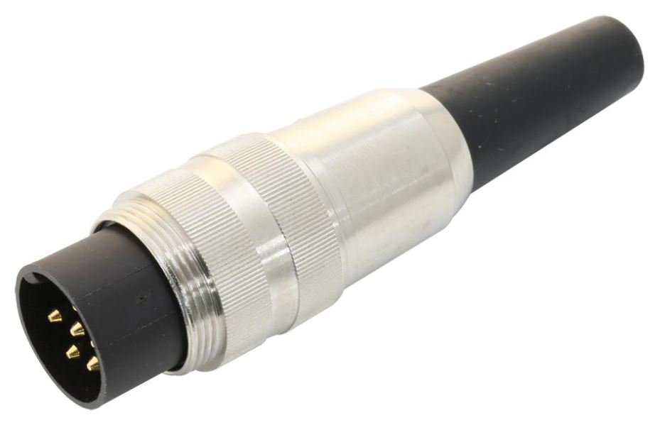 LUMBERG Conector DIN 6 Pines SV60 Recto con Terminales de Estaño