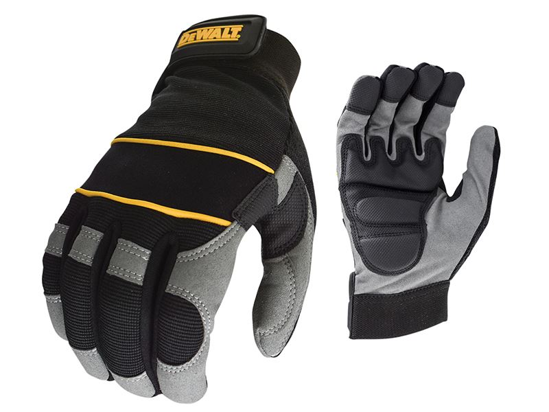 Guantes con Gel para Herramientas DeWalt, Negro/Gris, Talla L, 162g