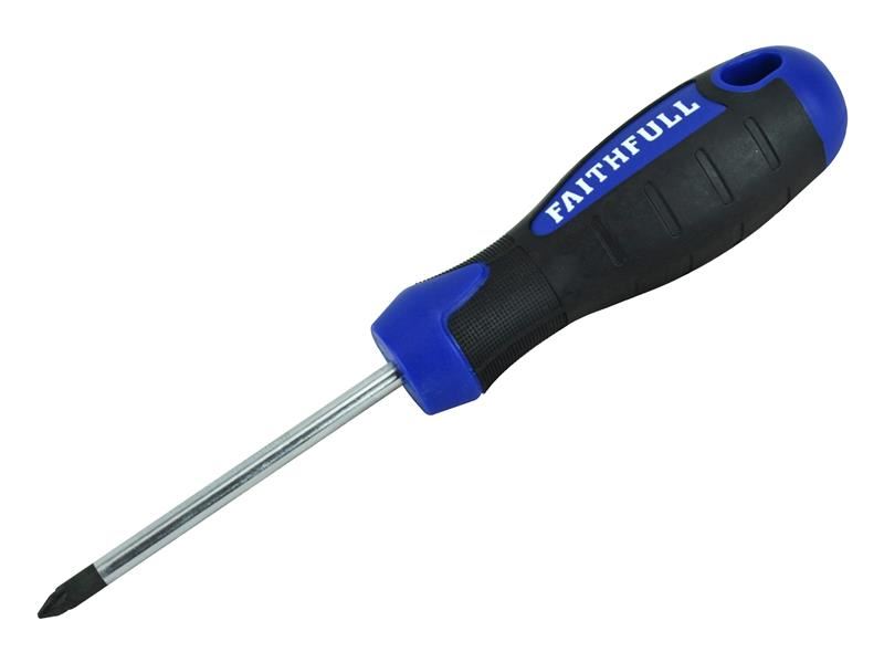 Tournevis Pozidriv PZ2 100mm à poignée ergonomique Faithfull