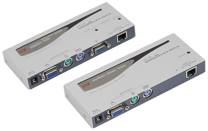 PRO SIGNAL מאריך KVM ל-PS/2 ו-VGA, טווח 150 מטר, דרך Cat5