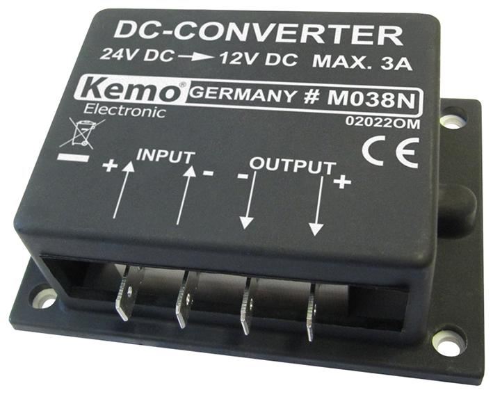 KEMO Modulo Convertitore DC-DC 24-26V a 12V, 3A