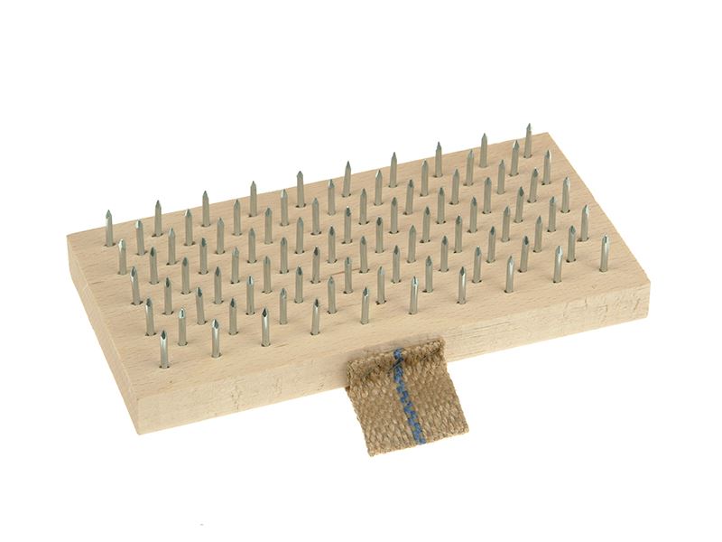 Lessmann מברשת טיח 190x95 מ״מ עם סיכות פלדה