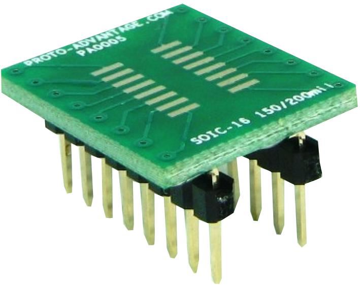 PROTO ADVANTAGE Adaptér SOIC16 na DIP16, rozteč 1,27mm, 200mm