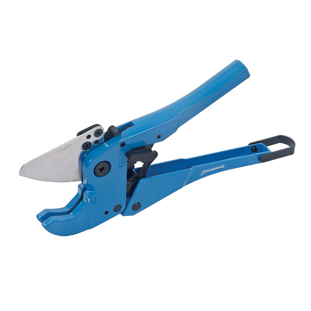 Silverline Expert Ratchet Plastic Pipe Cutter - 42mm