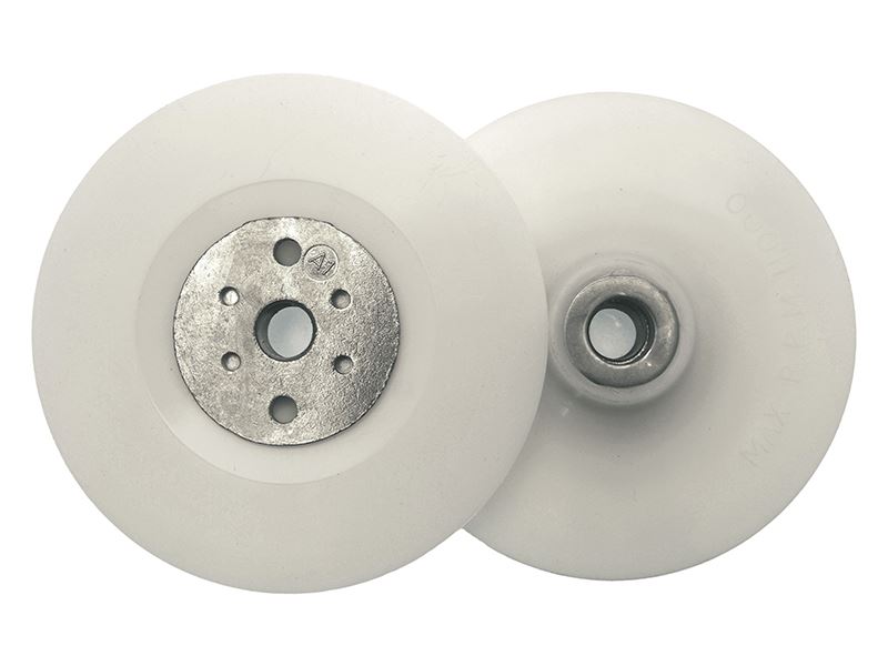 Flexipads World Class Angle Grinder Pad, White, 125mm (5in), M14 Thread