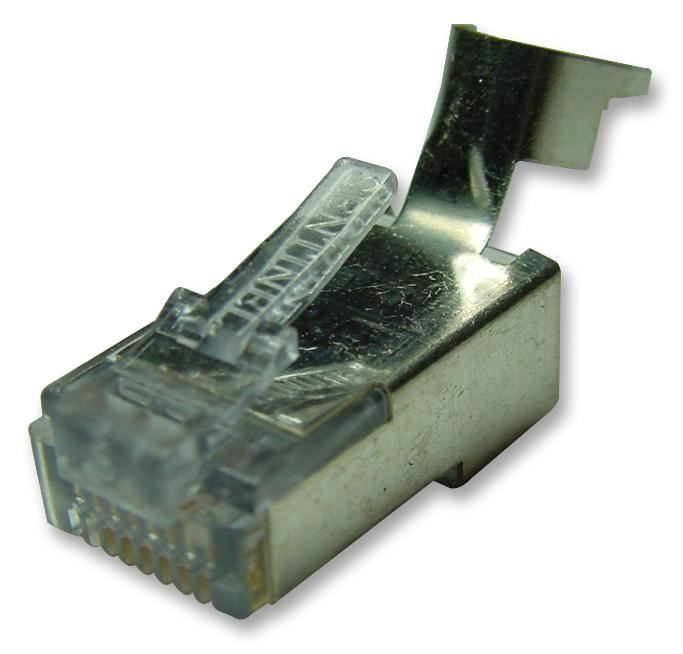 SENTINEL Conectores RJ45 Blindados Cat6, Pacote de 5