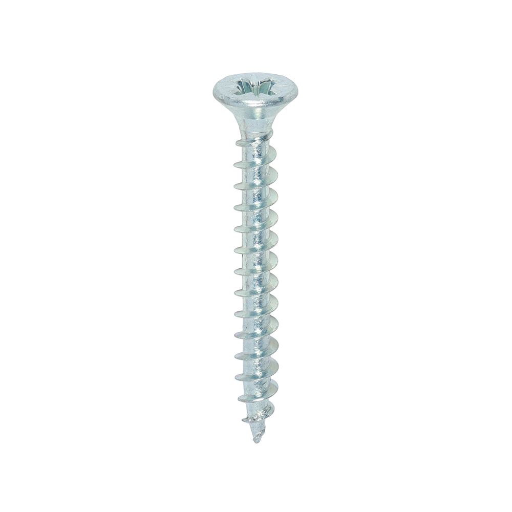 Timco Double Countersunk Woodscrews, PZ, Zinc, 4.0x35mm (200 Pcs)