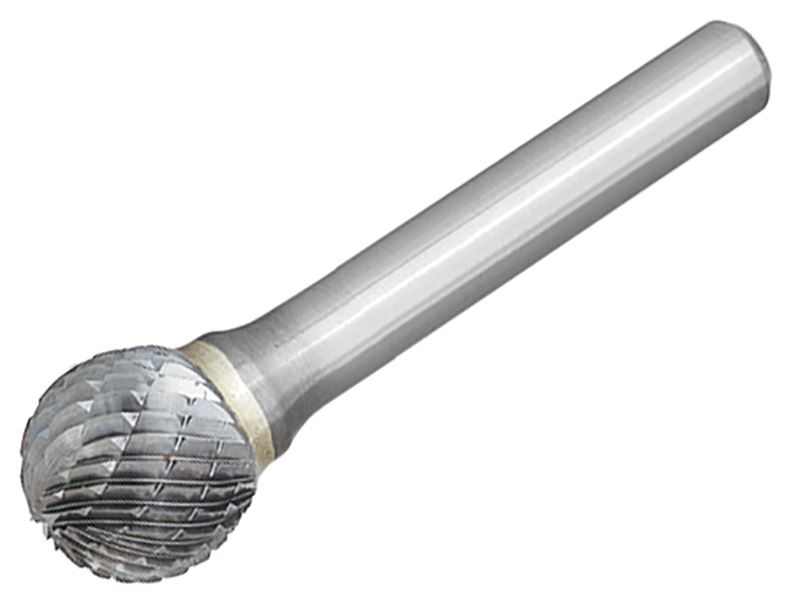 Dormer Solid Carbide Bright Rotary Burr Ball, 4mm x 3mm