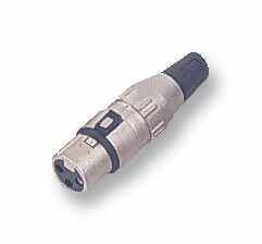DELTRON ENCLOSURES - Soket XLR, 3 Pin