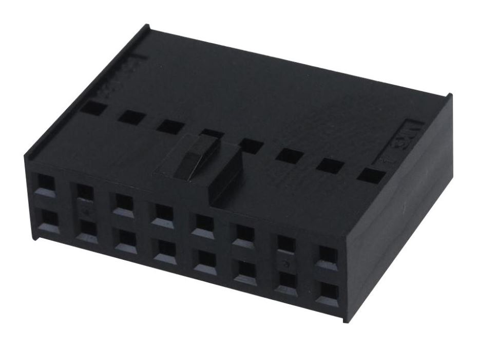 Boîtier de verrouillage par friction MOLEX 2,54 mm 16 voies, résine PPO