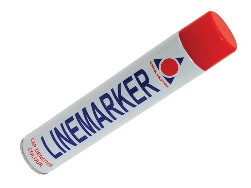 Aerosol 0902 Line Marking Spray Paint, Red, 750ml