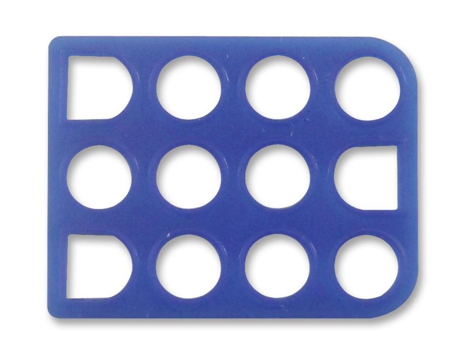 AMP TE Connectivity אטם ממשק 12-כיווני, סיליקון