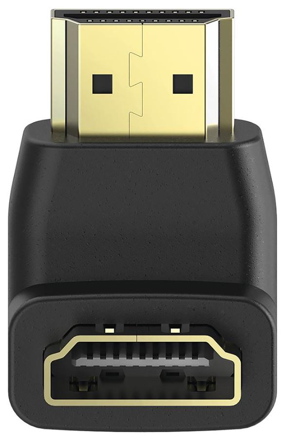 HAMA Extensor HDMI Compacto 90° Conectores Chapados en Oro