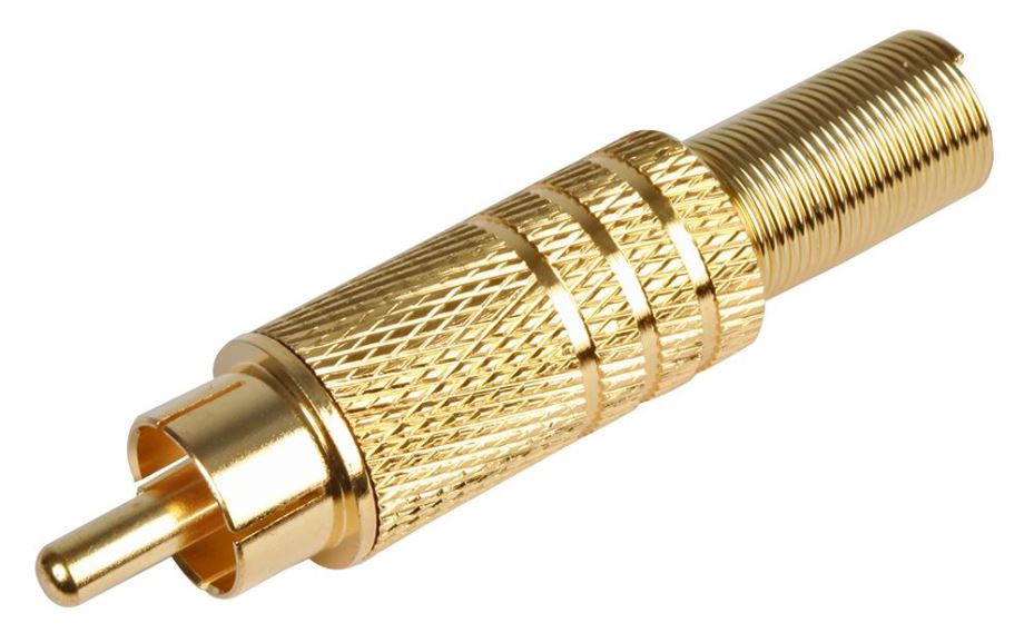 PRO SIGNAL Gold Plated RCA Phono Plug