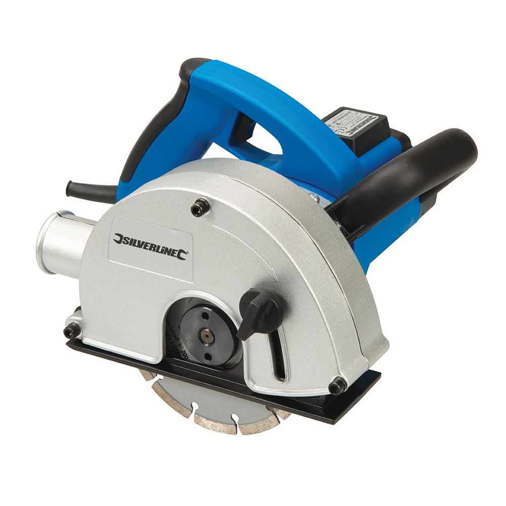 Silverline 1700W Wall Chaser with Dual Cutting Discs, 150mm