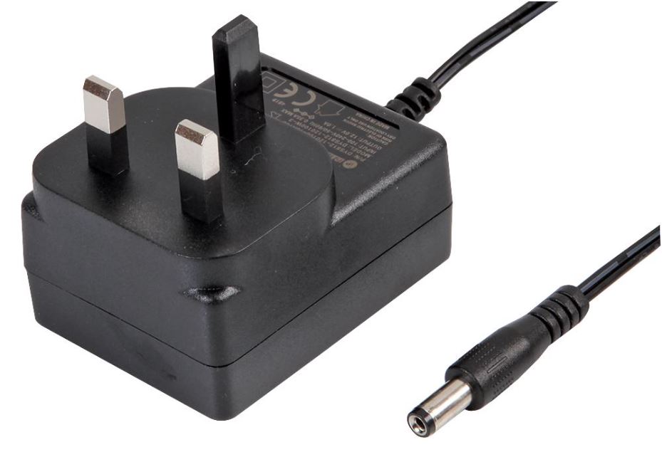 IDEAL POWER ספק כוח 12V 1A עם חיבור 2.1 מ”מ, 12W