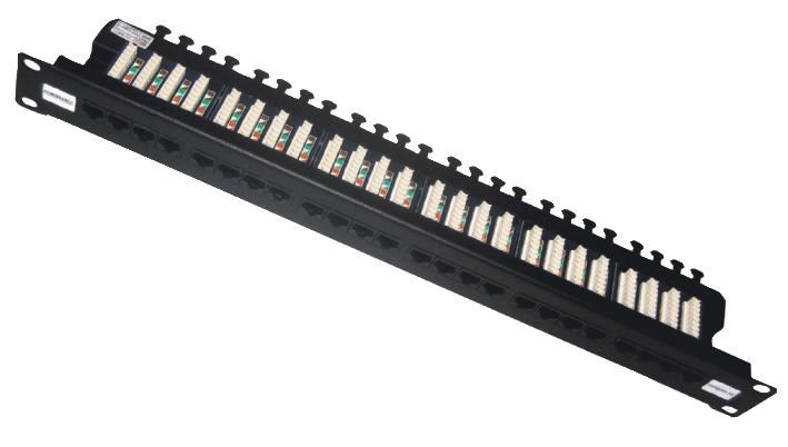 CONNECTIX CABLING Panal de Parcheo Cat6 Serie 2020, 24 Puertos, 1U