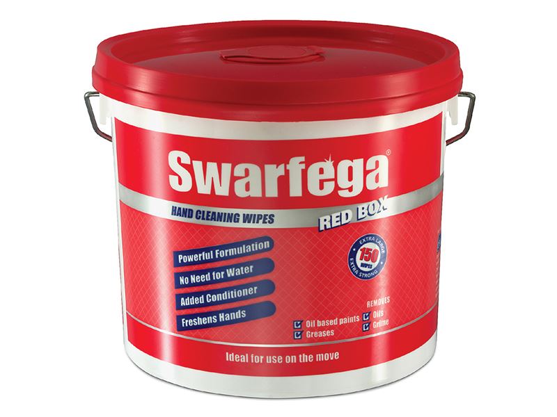Swarfega Red Box Extra Stevige Handdoekjes, Verpakking van 150