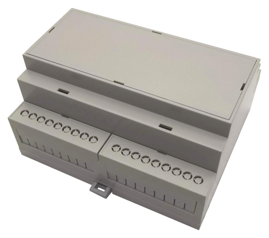 MULTICOMP PRO - ABS/Polycarbonat DIN-Schienen-Gehäuse, 90,2x106,25x57,5mm