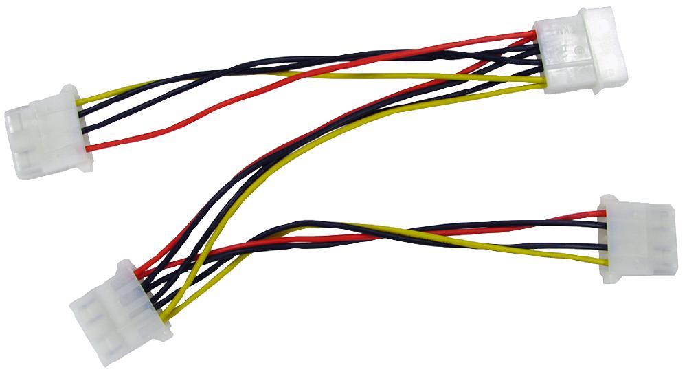 RARAION Napájecí kabel 4-Pin 5.25” na 3x 4-Pin samice, 150mm