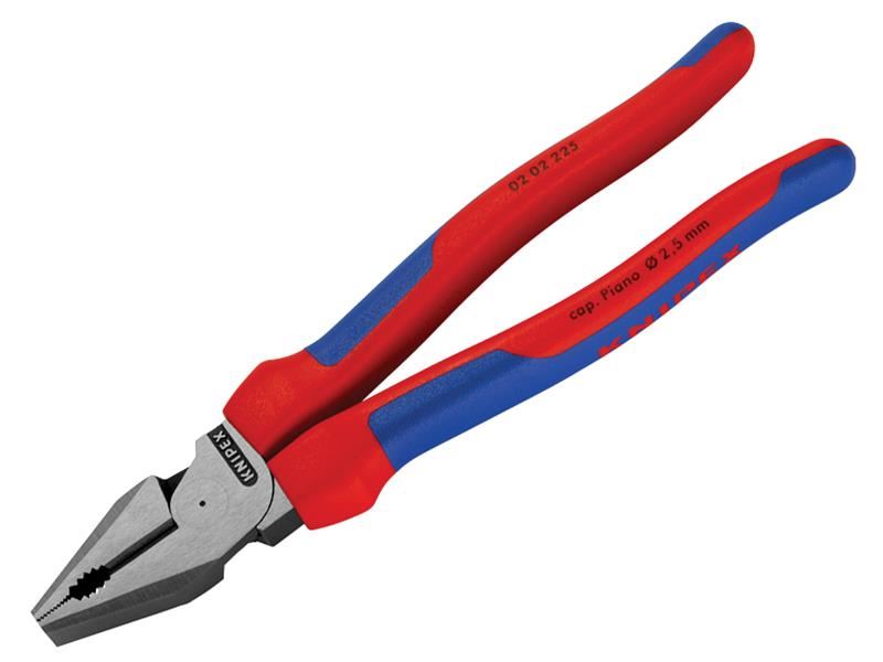 Knipex צבת שילוב עם ידית מרובת רכיבים, 225 מ״מ, מינוף גבוה