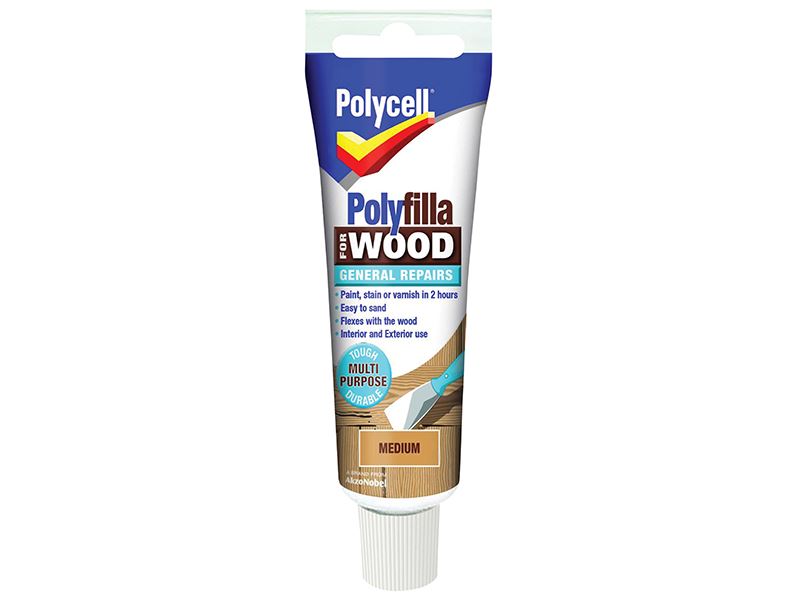 Polycell Polyfilla Wood Filler, Medium, 330g