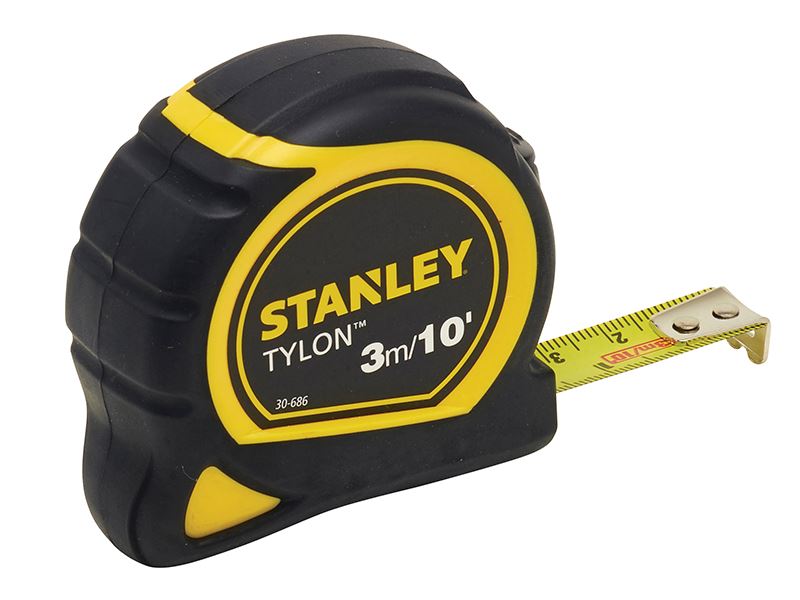 STANLEY Tylon Pocket Tape 3m/10ft, 13mm Width, Carded