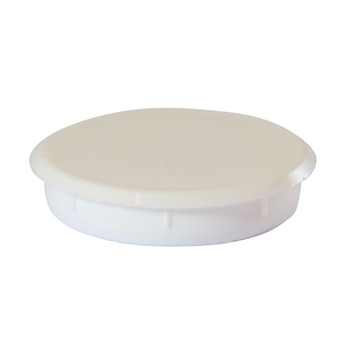 Timco - Capsules de cache-trou pour charnières, Blanc, 35mm (Lot de 4)