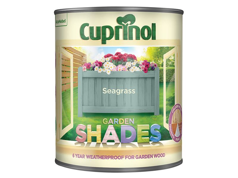 Cuprinol Garden Shades Seagrass Wood Stain, 1 Litre