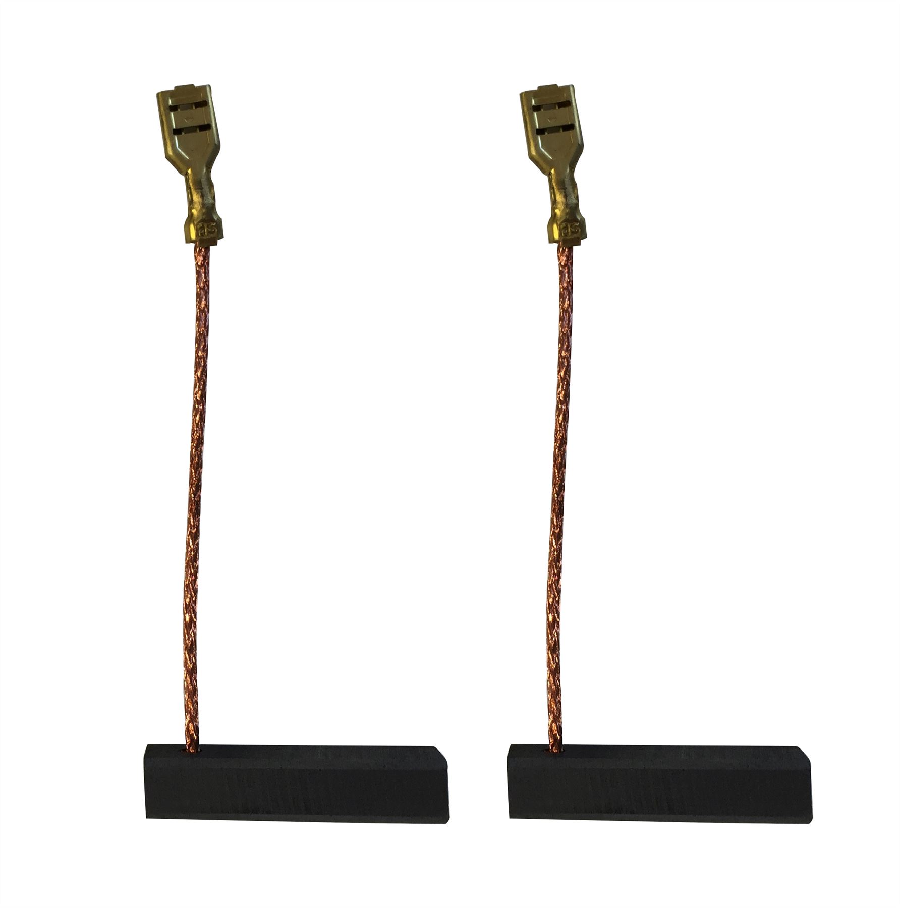 CarbonBr 필립스 진공청소기용 탄소 브러시, 6.25 x 8 x 30mm, 2개입