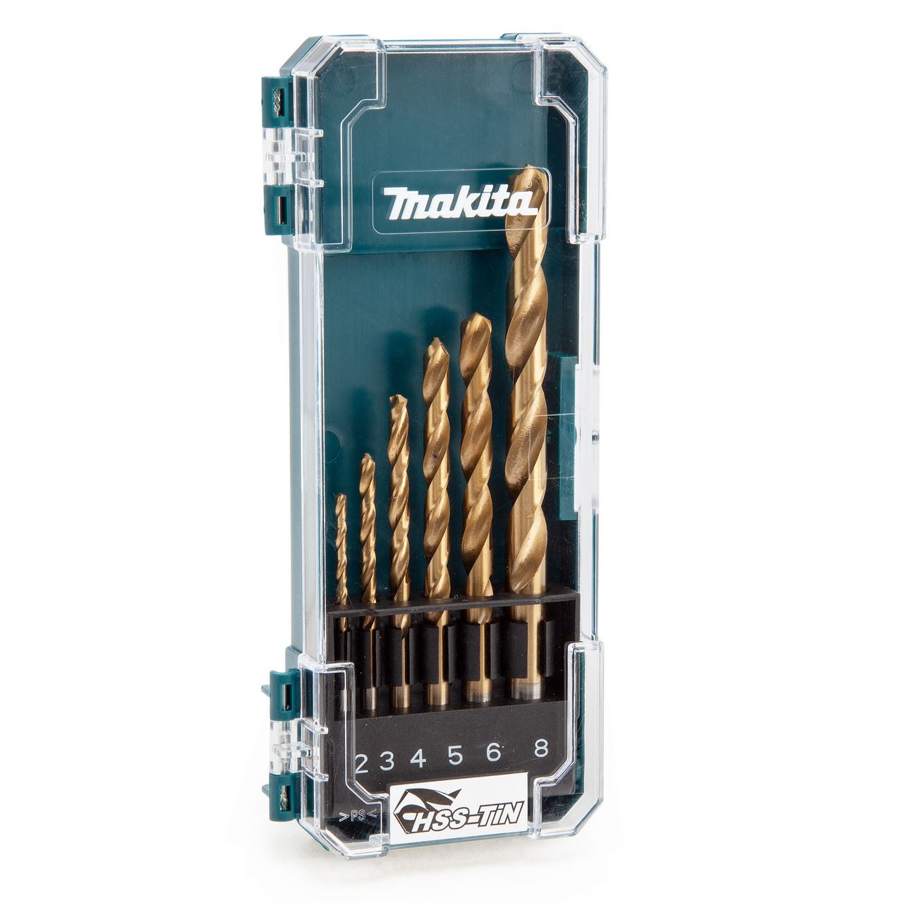 Makita D-72833 Σύνολο Τριπλών HSS-TiN για Μέταλλο (6 Τεμάχια)