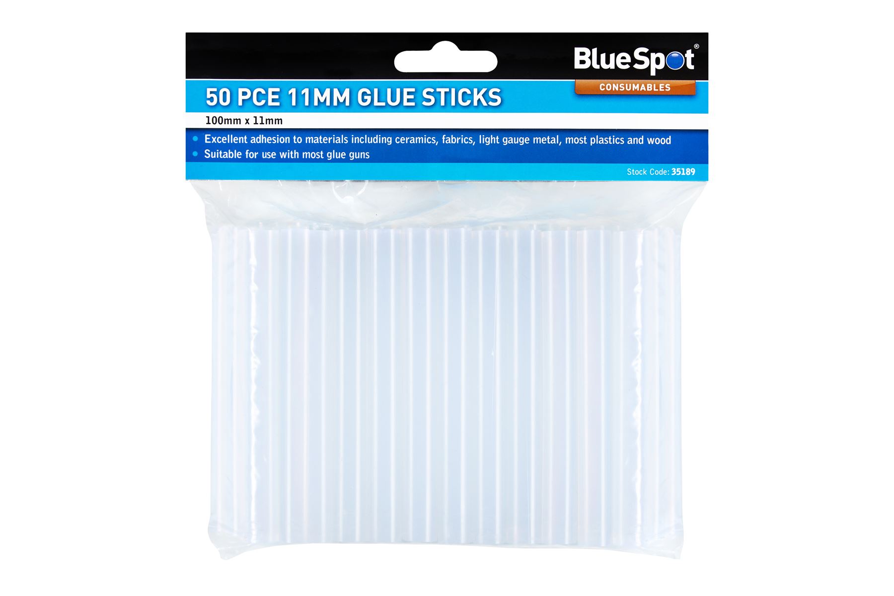 Blue Spot Tools 50 PCE 11mm Glue Sticks