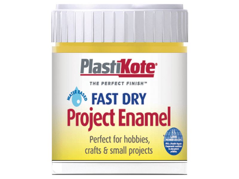 PlastiKote Γρήγορη Στεγνώματος Βαφή Email - Buttercup Yellow, 59ml