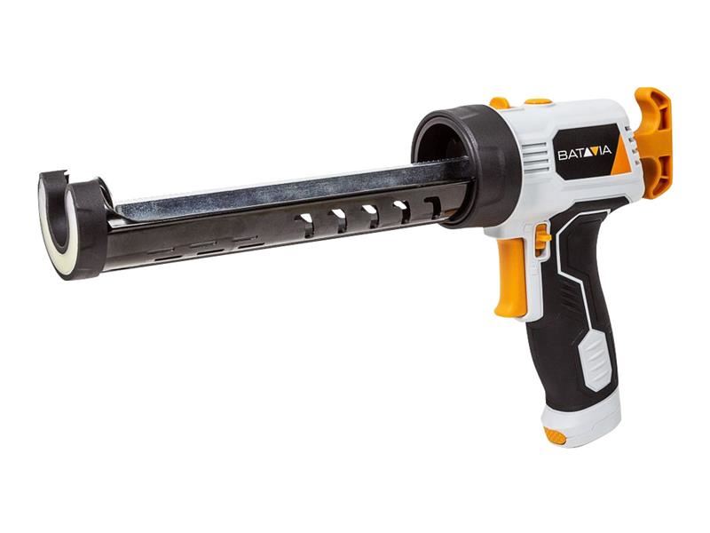 Batavia MAXXPUSH LED Caulking Gun, 6V Battery-Powered, 300ml