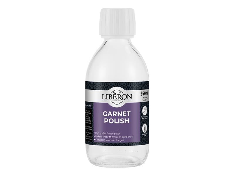 Liberon Barniz Francés Garnet 250ml para Restauración de Madera Antigua