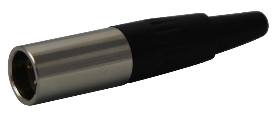 MULTICOMP PRO Conector Mini-XLR 3 Polos, Chapado en Oro